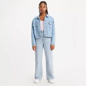 Levi’s high loose jeans in medium wash